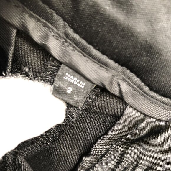 Express Linen Blend Trouser Shorts Womens Size 2 Black 3.5'' Inseam Flat Front - Picture 7 of 8